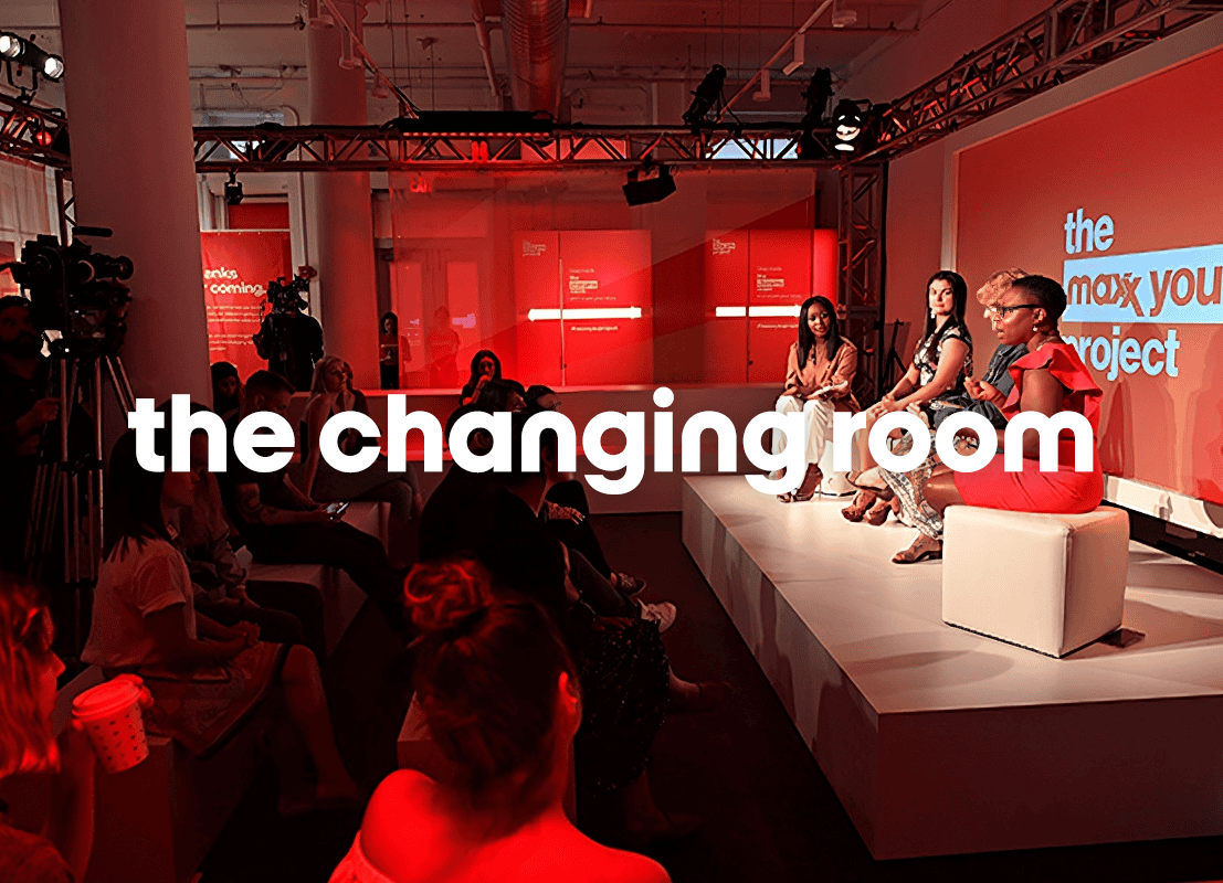 the changing room